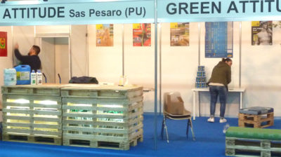 arredamento pallet per stand