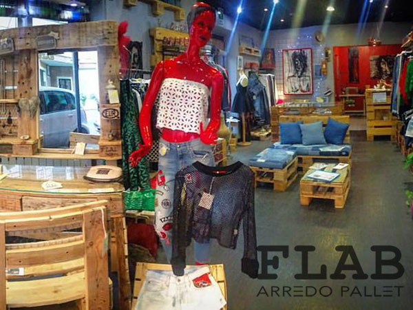 Arredamento In Pallet Per Negozi E Uffici Flab Arredo Pallet