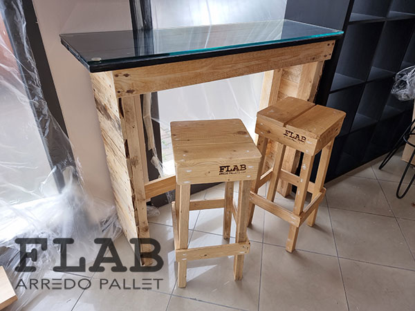 porta-vino-in-pallet-mobile-vineria - arredopallet