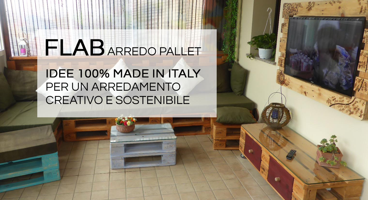 Arredamento in pallet made in italy